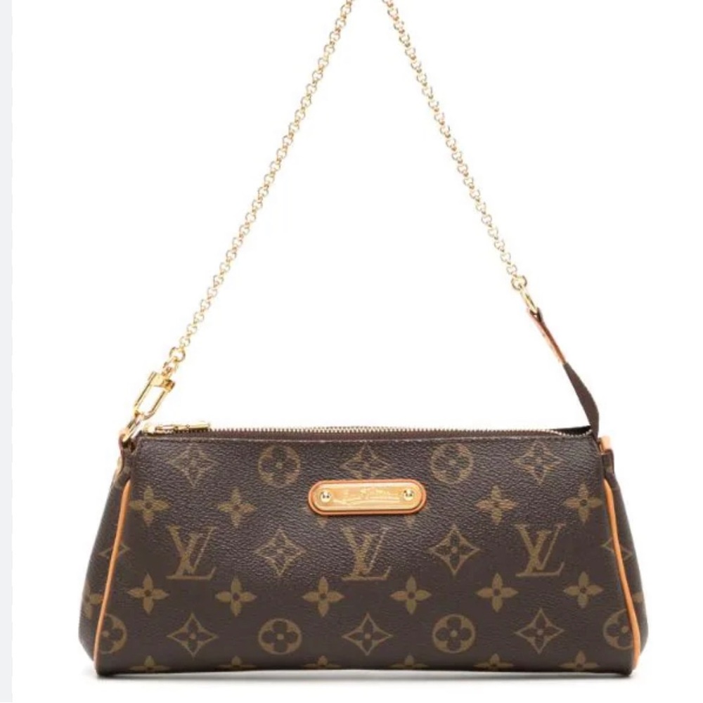 Authentic Louis Vuitton eva.with automatic monogram strap